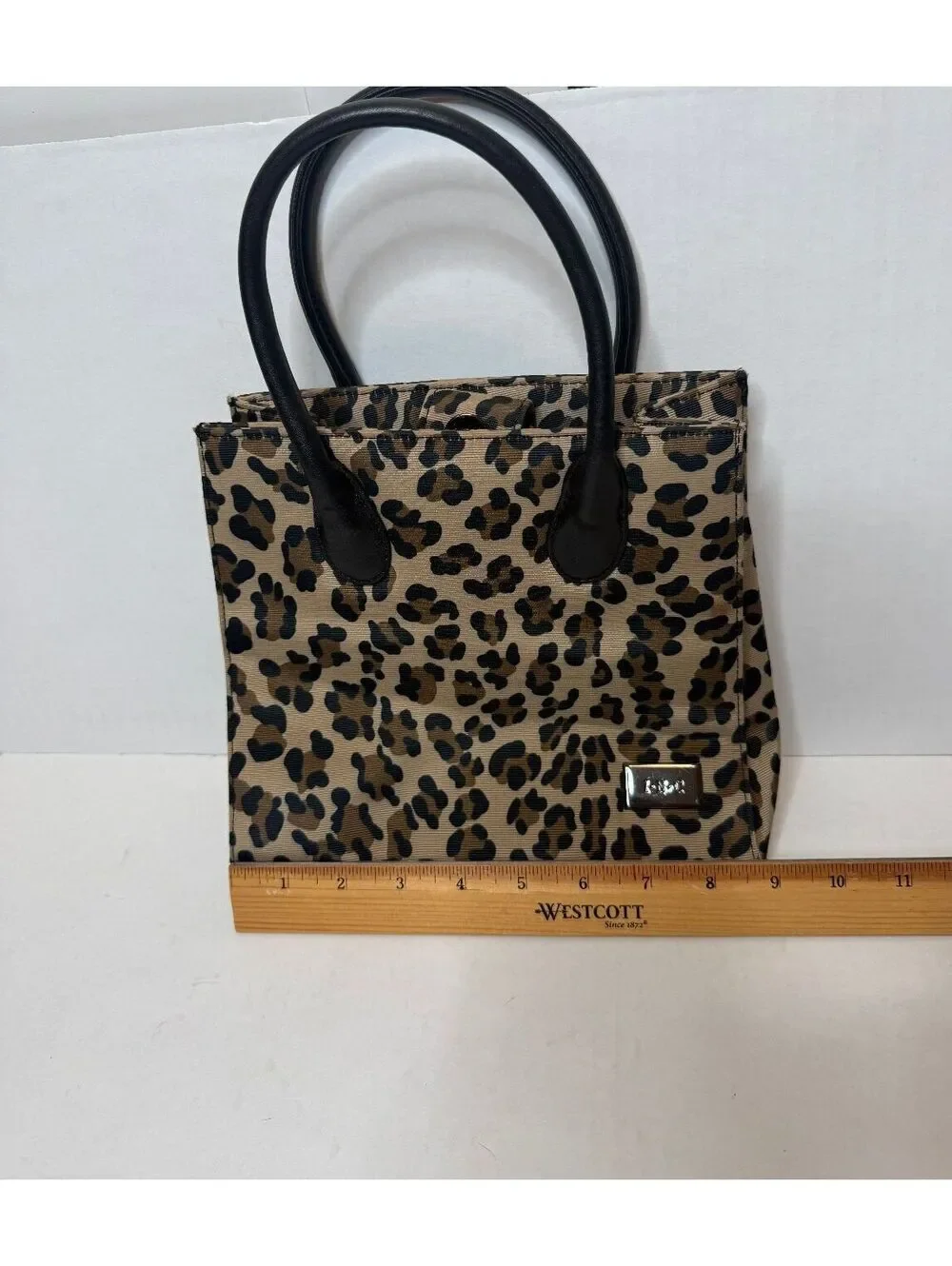 INC Leopard Print Satchel Handbag Animal Print Purse